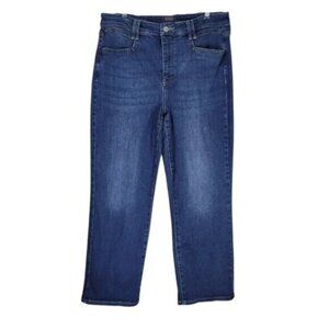 NYDJ Relaxed Straight Jeans Lift Tuck Technology Medium Wash